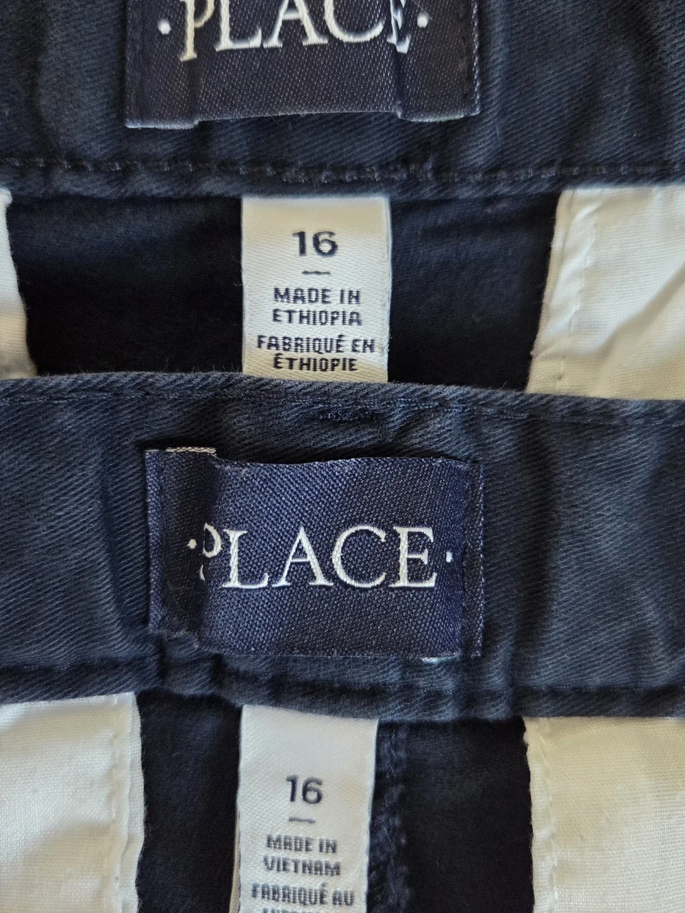 2-Piece, Boys Size 16, Uniforms Shorts, by Children's Place in Navy Blue